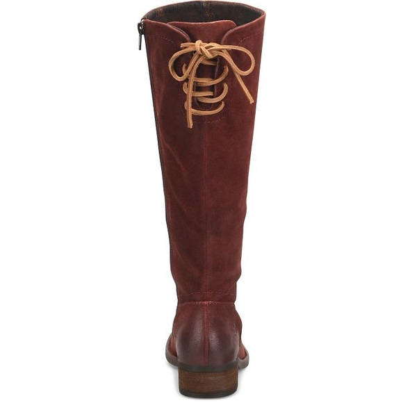 NEW Born Hayden dark red distressed boots - Picture 3 of 4